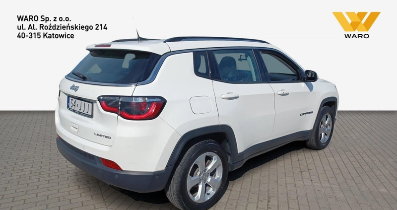 Jeep Compass cena 83500 przebieg: 54390, rok produkcji 2018 z Kluczbork małe 379